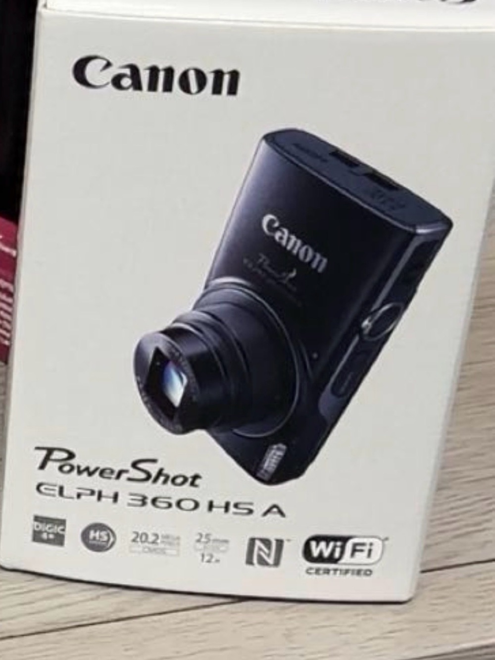 Canon PowerShot ELPH 360 HS A Compact Digital Camera - Black